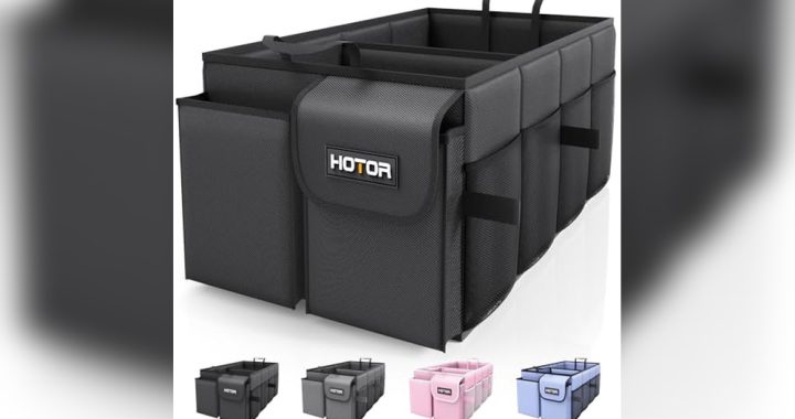 Car Trunk Tool Organizer: Maximize Space with Durable Foldable Storage