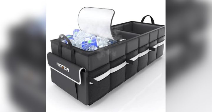 Grocery Organizer for Car: Ultimate Trunk Storage with Built-In Cooler