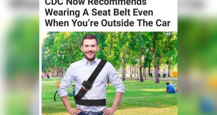 Cdc Now Recommends Wearing a Seatbelt Outside Your Car: Shocking Safety Alert