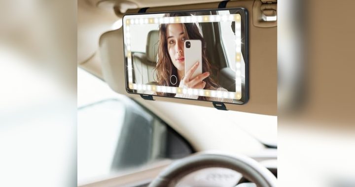 Car Vanity Mirror With Lights: Ultimate Travel Makeup Essential