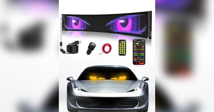 Eye Lights for Cars: Ultimate Programmable LED Display for Windshields