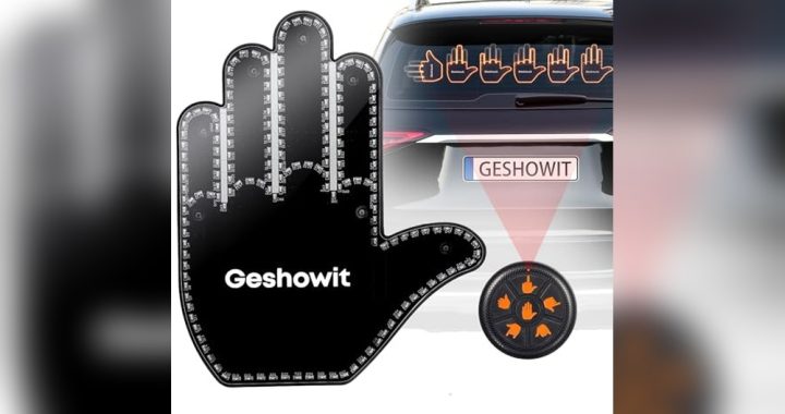 Light Up Hand for Car: Fun LED Gesture Lights with Remote Control